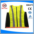 CE EN20471 Yellow Reflective Safety Mantel, außerhalb des Stricks, Linnern Mesh, es ist beliebt für Motor, Fahrradfahrer in Europa Markt